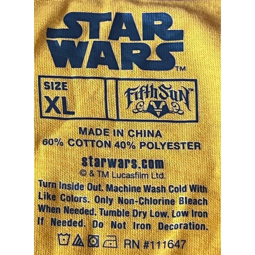 Two Graphic T-Shirts Size XL Star Wars Chewbacca & My Hero Academia Funimation - Picture 8 of 13